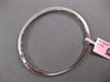 WIDE 2.08CT DIAMOND 14KT WHITE GOLD 3D 3 ROW SEMI ETERNITY LOVE BANGLE BRACELET