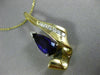 ESTATE 2.80CT DIAMOND & AAA AMETHYST 14KT 2 TONE GOLD 3D ENHANCER PENDANT #13071