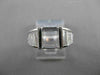 ESTATE 1.8CT DIAMOND 14K WHITE GOLD GRADUATING SEMI MOUNT ENGAGEMENT RING #21143