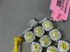 LARGE 20.24CT WHITE & FANCY YELLOW DIAMOND 18KT TWO TONE GOLD 3D TENNIS BRACELET