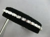 ESTATE 1.29CT DIAMOND 14KT WHITE GOLD 3D CLASSIC ROUND XO LOVE TENNIS BRACELET
