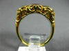 ESTATE 2.78CT DIAMOND & AAA RUBY 14K YELLOW GOLD 3D HEART SHAPED ENGAGEMENT RING