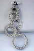 ESTATE .45CT DIAMOND 14KT WHITE GOLD 3D MULTI CIRCULAR JOURNEY LOVE PENDANT