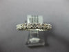 ESTATE 2.75CT DIAMOND 18KT WHITE GOLD ROUND FILIGREE ETERNITY ANNIVERSARY RING