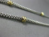 ESTATE 14K WHITE & YELLOW GOLD HAND CRAFTED SOLID ITALIAN NECKLACE BEAUTIFUL 142