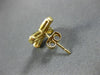 ESTATE .65CT DIAMOND 14KT YELLOW GOLD ETOILE "X" SHAPE PUSH BACK EARRINGS #5919