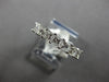 WIDE 1.16CT DIAMOND 14KT WHITE GOLD PRINCESS INVISIBLE WEDDING ANNIVERSARY RING