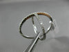 ESTATE LARGE .61CT DIAMOND 14KT WHITE GOLD 3D CRISS CROSS X INFINITY LOVE RING