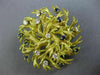 ANTIQUE .46CT DIAMOND & AAA SAPPHIRE 18KT YELLOW GOLD 3D ETOILE LEAF PIN BROOCH