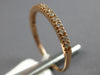 .16CT DIAMOND 14KT ROSE GOLD 3D ROUND SEMI ETERNITY WEDDING ANNIVERSARY RING