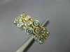 ESTATE 1.44CT DIAMOND 14KT TRI COLOR GOLD ETOILE BEZEL ETERNITY ANNIVERSARY RING