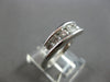 .31CT DIAMOND 14K WHITE GOLD 3D ROUND CRISS CROSS JOURNEY GRADUATING RING #28206