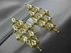 ESTATE EXTRA LARGE 2.08CT DIAMOND 18KT YELLOW GOLD 3D ETOILE CLIP ON EARRINGS