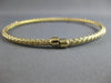 .18CT DIAMOND 14K 2 TONE GOLD 5 STONE FLEXIBLE WOVEN ETOILE CUFF BANGLE BRACELET