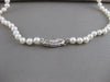 ESTATE 4.5- 5MM SOUTH SEA PEARL 14K WHITE GOLD PRINCESS NECKLACE 18" INCH #21026