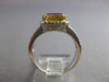 WIDE 2.82CT WHITE & MOCHA DIAMOND 18KT 2 TONE GOLD PRINCESS & ROUND SQUARE RING