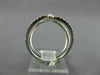 ESTATE LARGE .47CT DIAMOND 18KT WHITE GOLD 3D LOVE KNOT CLASSIC FUN RING