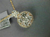ESTATE LARGE 1.26CT DIAMOND 18KT ROSE GOLD CLASSIC CLUSTER CIRCULAR HALO PENDANT
