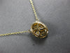 .67CT DIAMOND 14KT YELLOW GOLD CLUSTER INVISIBLE OVAL HALO BY THE YARD NECKLACE