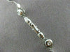 ESTATE 1.20CT DIAMOND 14KT WHITE GOLD FLOATING WAVE BY THE YARD NECKLACE #7219