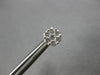 .50CT DIAMOND 14KT YELLOW GOLD 3D CLASSIC CLUSTER FLOWER INVISIBLE STUD EARRINGS