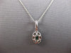 .56CT DIAMOND & AAA COLUMBIAN EMERALD 14KT WHITE GOLD OVAL HALO FLOATING PENDANT