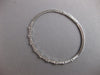 1.58CT DIAMOND 14KT WHITE GOLD CLASSIC SEMI ETERNITY CUFF TENNIS BANGLE BRACELET