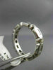 1.24CT ROUND & BAGUETTE DIAMOND 14KT WHITE GOLD ETERNITY ANNIVERSARY RING #1355