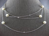EXTRA LONG .25CT DIAMOND & AAA SOUTH SEA PEARL 14KT ROSE GOLD FUN LOVE NECKLACE