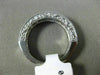 ESTATE .99CT ROUND CUT DIAMOND 14KT WHITE GOLD FILIGREE WEDDING ANNIVERSARY RING