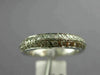 ESTATE .34CT DIAMOND 14K WHITE GOLD CLASSIC PAVE WEDDING ANNIVERSARY RING #14951