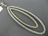 ESTATE EXTRA LARGE 2.09CT DIAMOND 14KT WHITE & ROSE GOLD DOUBLE MARQUISE PENDANT