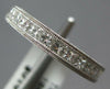 1.15CT DIAMOND 18K WHITE GOLD 3D ROUND & PRINCESS SEMI ETERNITY ANNIVERSARY RING