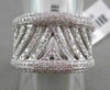 ESTATE WIDE 18KT 1.30CTW DIAMOND PAVE COCKTAIL ANNIVERSARY RING SIMPLY BEAUTIFUL
