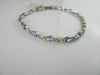 ANTIQUE 14KT WHITE 4.65CTW DIAMOND & TANZANITE BRACELET