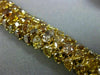 GIA 31.12CT CHOCOLATE FANCY & YELLOW DIAMOND 18KT YELLOW GOLD 3D TENNIS BRACELET