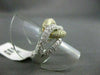 ESTATE WIDE 1.95CTW MULTI COLOR DIAMONDS 14KT W&Y GOLD INFINITY RING STUNNING!!