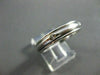 ESTATE .12CT DIAMOND 14KT WHITE GOLD FLOATING ETOILE ANNIVERSARY RING 4mm #10839