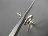 ESTATE .46CT DIAMOND 14K WHITE GOLD 3D CIRCLE & SQUARE HANGING EARRINGS F/G VSSI