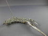 EXTRA LARGE 9.10CT DIAMOND & AAA MULTI COLOR SAPPHIRE 14KT WHITE GOLD BROOCH PIN
