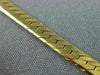 ESTATE LONG 14KT YELLOW GOLD 3D CLASSIC HERRINGBONE CHAIN BRACELET #25321