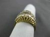 ESTATE LARGE 1.50CT EMERALD CUT DIAMOND 14KT YELLOW GOLD BAND RING VVS #21572