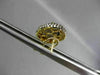 ANTIQUE LARGE 11.5CT AAA SMOKEY TOPAZ & DIAMOND 18K YELLOW GOLD CLIP ON EARRINGS