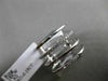 ESTATE LARGE .15CT DIAMOND 18K WHITE GOLD 3D MULTI ROW ETOILE CIRCULAR LOVE RING