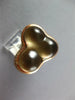 EXTRA LARGE 18.53CT DIAMOND & AAA SMOKEY TOPAZ 14KT ROSE GOLD 3D FUN LOVE RING