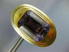 ANTIQUE EXTRA LARGE AAA AMETHYST 14KT YELLOW GOLD EMERALD CUT OVAL EARRINGS