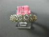 ESTATE 1.71CT WHITE & PINK DIAMOND 18K ROSE GOLD 7 STONE HALO ANNIVERSARY RING