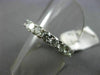 ESTATE 3.55CT DIAMOND 14KT WHITE GOLD 3D ETERNITY WEDDING ANNIVERSARY RING #2705