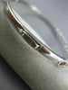 ESTATE 1.96CT DIAMOND & AAA RUBY 18K WHITE GOLD 3D SEMI ETERNITY BANGLE BRACELET