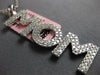 ESTATE LARGE .95CT DIAMOND 14KT WHITE GOLD 3D MOTHER MOM FLOATING PENDANT